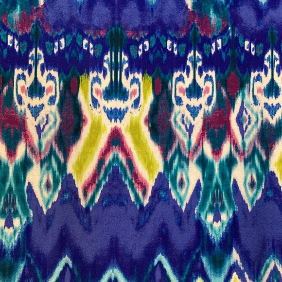 Jones New York Long Sleeve Blue V-Neck Top & Epaulette Design - Size Large - Picture 7 of 9